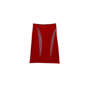 CHET LO - FONTANA MIDI SKIRT - SS23 - RED
